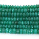 1  Strand Green Onyx Faceted Roundels - Round Shape  Roundels   7mm-11mm - 9.5  Inches BR0548 - Tucson Beads