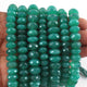 1  Strand Green Onyx Faceted Roundels - Round Shape  Roundels   7mm-11mm - 9.5  Inches BR0548 - Tucson Beads