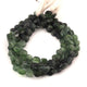 1 Strand Serpentine Faceted   Briolettes -Coin Shape  Briolettes - 8mmx7mm  8 Inches BR3158 - Tucson Beads