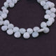 1  Strand Amazonite Silver Coated Faceted Briolettes  -Heart Shape Briolettes  8mm -8 Inches BR3178 - Tucson Beads