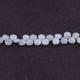 1  Strand Amazonite Silver Coated Faceted Briolettes  -Heart Shape Briolettes  8mm -8 Inches BR3178 - Tucson Beads