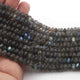 1  Strand  Labradorite Faceted Rondelles - Rondelle Beads - Labradorite Rondelles 8mm 15.5 Inches BR0255 - Tucson Beads