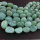 1 Strand  Aqua Chalcedony Smooth Briolettes -Tumbled Shape Briolettes - 16mmx14mm-30mmx19mm- 16 Inches BR01817 - Tucson Beads