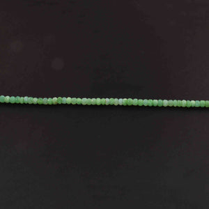 1 Strand Finest Quality Green Opal Faceted Rondelles - Green Opal Rondelles Beads 4mm-5mm 13 Inches BR02259 - Tucson Beads