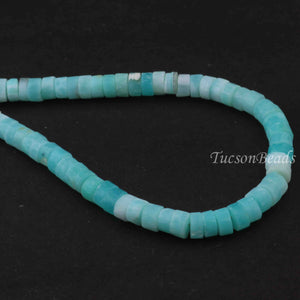 1  Strand  Peru Opal Wheel Shape Faceted Briolettes  - Wheel Shape Briolettes  6mm  10 Inches BR0285 - Tucson Beads