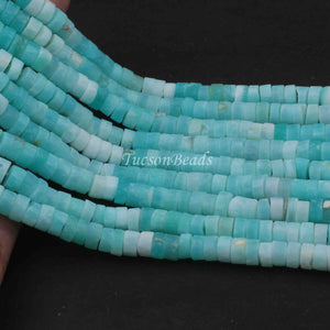 1  Strand  Peru Opal Wheel Shape Faceted Briolettes  - Wheel Shape Briolettes  6mm  10 Inches BR0285 - Tucson Beads