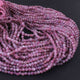 5 Strands Pink Tourmaline 3mm Gemstone Balls, Semiprecious beads 12.5 Inches Long- Faceted Gemstone Jewelry RB0059 - Tucson Beads