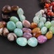 1 Strand Multi Color Chalcedony Smooth Briolettes -Tumbled Shape Briolettes - 11mmx10m-34mmx25mm- 18 Inches BR01829 - Tucson Beads