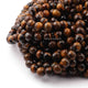 1 Strand Brown Tiger ,Best Quality , High Quality , Smooth Round Balls - Smooth Balls Beads -10mm 15 Inches BR0068 - Tucson Beads