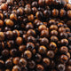 1 Strand Brown Tiger ,Best Quality , High Quality , Smooth Round Balls - Smooth Balls Beads -10mm 15 Inches BR0068 - Tucson Beads