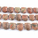 1 Strand Natural Unakite  Faceted Pentagon Shape Briolettes - Jewelry Making Supplies - 13mmx10mm-18mmx12mm 9 Inch BR02236 - Tucson Beads