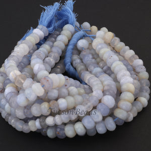 1 Strand Lavender  Faceted  Rondelles- Rondelles Beads -9mmx7mm- 8 Inches BR0513 - Tucson Beads