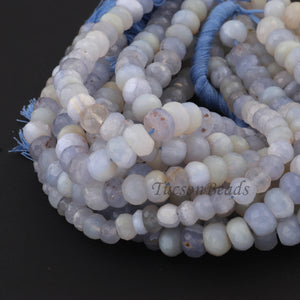 1 Strand Lavender  Faceted  Rondelles- Rondelles Beads -9mmx7mm- 8 Inches BR0513 - Tucson Beads