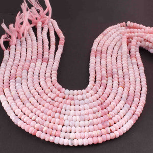 1  Strand Shaded Pink Opal  Faceted Rondelles Beads  - Round Beads -5mm-15 Inches - BR02238 - Tucson Beads