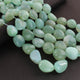 1 Strand  Aqua Chalcedony Smooth Briolettes -Tumbled Shape Briolettes - 18mmx16mm-30mmx25mm- 16 Inches BR01838 - Tucson Beads