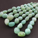 1 Strand  Aqua Chalcedony Smooth Briolettes -Tumbled Shape Briolettes - 14mmx11mm-32mmx24mm- 15 Inches BR01839 - Tucson Beads