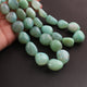 1 Strand  Aqua Chalcedony Smooth Briolettes -Tumbled Shape Briolettes - 16mmx13mm-27mmx22mm- 16 Inches BR01840 - Tucson Beads