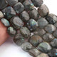 1 Strand Labradorite  Faceted  Briolettes  - Cushion Shape Briolettes  12mm- 10.5 Inches BR02249 - Tucson Beads