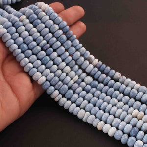 1  Long Strand Bolder Opal  Smooth Roundells -Round Shape Roundells 5mm-6mm-14 Inches BR02241 - Tucson Beads