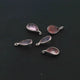 5 Pcs Mix Stone 925 Silver Plated Faceted - Pear Shape Faceted Pendant -13mmx7mm  PC908 - Tucson Beads