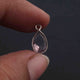 5 Pcs Mix Stone 925 Silver Plated Faceted - Pear Shape Faceted Pendant -13mmx7mm  PC908 - Tucson Beads