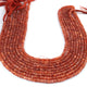 1 Long Strand Sunstone Faceted Rondells  - Round Shape  Rondells - 4mm-5mm-14 Inches BR02225 - Tucson Beads