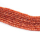 1 Long Strand Sunstone Faceted Rondells  - Round Shape  Rondells - 4mm-5mm-14 Inches BR02225 - Tucson Beads