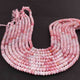 1  Strand Shaded Pink Opal  Faceted Rondelles Beads  - Round Beads 7mm 14 Inches long BR02229 - Tucson Beads