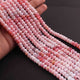 1  Strand Shaded Pink Opal  Faceted Rondelles Beads  - Round Beads 7mm 14 Inches long BR02229 - Tucson Beads