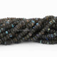 1 Strand Labradorite Smooth Rondelles- Rondelles Beads -5mm-7mm - 8 Inches BR0495 - Tucson Beads