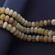 1 Strand Yellow Opal Faceted Rondelles- Yellow Opal Beads 10mm-12mm 19 Inch BR2725 - Tucson Beads