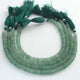 1  Strand  Natural Green Strawberry Faceted Heishi Tyre Shape Gemstone Beads, Green Strawberry Tyre Wheel Rondelles Beads, 6mm-7mm -8 Inches BR02906 - Tucson Beads