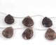 1 Strand Black And Pink Rutile Faceted Briolettes -Pear  Shape  Briolettes - 24mmx16mm-30mmx20mm-9.5 Inches BR1832 - Tucson Beads