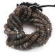 1  Strand Labradorite Faceted Rondelles  - Gemstone Rondelles - 7mmx8mm 11 Inches BR0683 - Tucson Beads