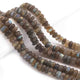 1  Strand Labradorite Faceted Rondelles  - Gemstone Rondelles - 7mmx8mm 11 Inches BR0683 - Tucson Beads