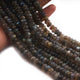 1  Strand Labradorite Faceted Rondelles  - Gemstone Rondelles - 7mmx8mm 11 Inches BR0683 - Tucson Beads