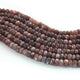 1  Long Strand Chocolate  Moon Stone Faceted Roundells -Round Shape Roundells-8mm- 9mm-13 Inches BR02290 - Tucson Beads