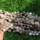 1 Strand Moonstone Silver Coated Heart Shape Faceted Briolettes - Heart Shape Beads - 12mmx12mm -8  Inches BR0361 - Tucson Beads