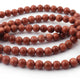 1 Strand  Sunstone Best Quality Smooth Round Balls - Smooth Balls Beads - 8mm 13.5 Inches BR0086 - Tucson Beads