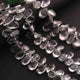 1  Strand Green Amethyst Smooth Briolettes -Pear Shape Briolettes 8mmx7mm-25mmx13mm -9 Inches BR02286 - Tucson Beads