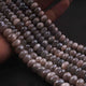 1 Strand Gray Moonstone Silver Coated  Faceted Rondelles  - Gemstone Rondelles  8mm-9mm 14 Inches BR0666 - Tucson Beads