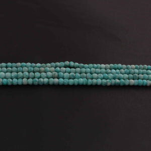 1  Long Strand Amazonite   Faceted Roundells -Round  Shape  Roundells 6mm-8mm-12.5 Inches BR02289 - Tucson Beads