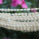 1  Strand White Silverite Faceted Briolettes  -Oval Shape Briolettes  - 8mm-10mm -15 Inches BR0311 - Tucson Beads