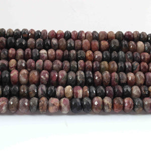 1  Long Strand Multi Tourmaline Faceted Rondelles -Tourmaline Rondelles Beads - Gemstone Rondelles 10mm -13 Inches BR01851 - Tucson Beads