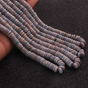 1 Long Strand Lavender opal  Heishi Round wheel Briolettes Beads - Lavender opal Briolettes - 6mm-7mm  16 Inch  BR0371 - Tucson Beads