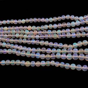 1  Strand Ethiopian Welo Opal Smooth Round Balls Beads 3mm-7mm - 17 Inches BR2705 - Tucson Beads