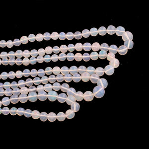 1  Strand Ethiopian Welo Opal Smooth Round Balls Beads 3mm-5mm - 16 Inches long BR3313 - Tucson Beads