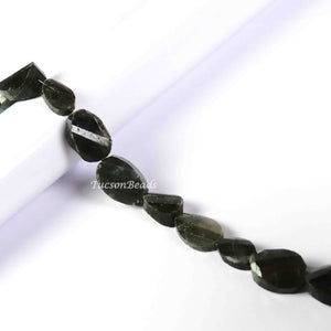 1 Strand Long Labradorite  Stone Faceted Briolettes -Assorted Shape Briolettes  13mmx11mm-19mmx13mm 13  Inches BR3127 - Tucson Beads