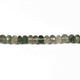 1  Strand Shaded Black Rutile Faceted Roundels - Round Shape 6mm-7mm -8 Inches BR3163 - Tucson Beads