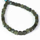 1 Strand Labradorite Faceted Cube Beads Briolettes -  Labradorite Box Shape Beads 7mm  10 Inches BR3130 - Tucson Beads